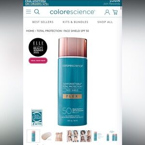 Colorescience Sunforgettable Total Protection Face Shield Flex SPF 50